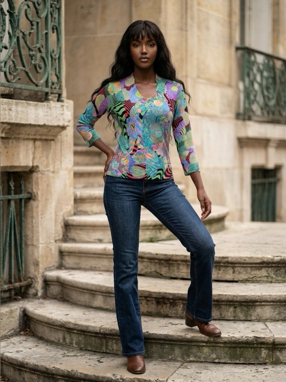 Alberto Makali Multi-colored Sweater M